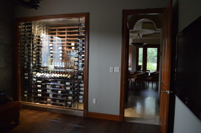 Aventura North Miami Florida Contemporary Styled Custom Wine Cellar